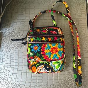 Vera Bradley Disney Parks Midnight With Mickey Retired Pattern Crossbody Purse
